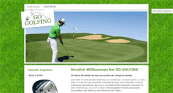 Desktop Screenshot of go-golfing.de